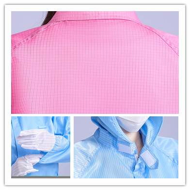 條紋防靜電服，網(wǎng)格防靜電服