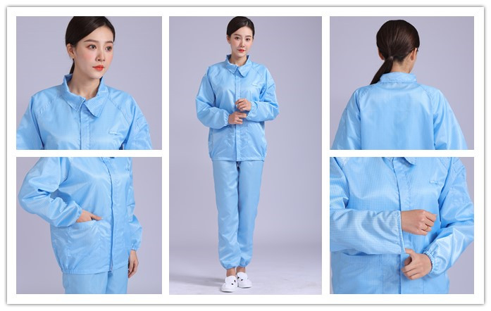 分體服-翻領(lǐng)-藍-女